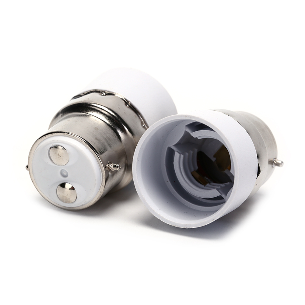 B22 to E14 Screw LED Light Bulb Socket Adapter Led Lamp Bulb Base Holder Converter Fireproof Material For Home Light&Lighitng