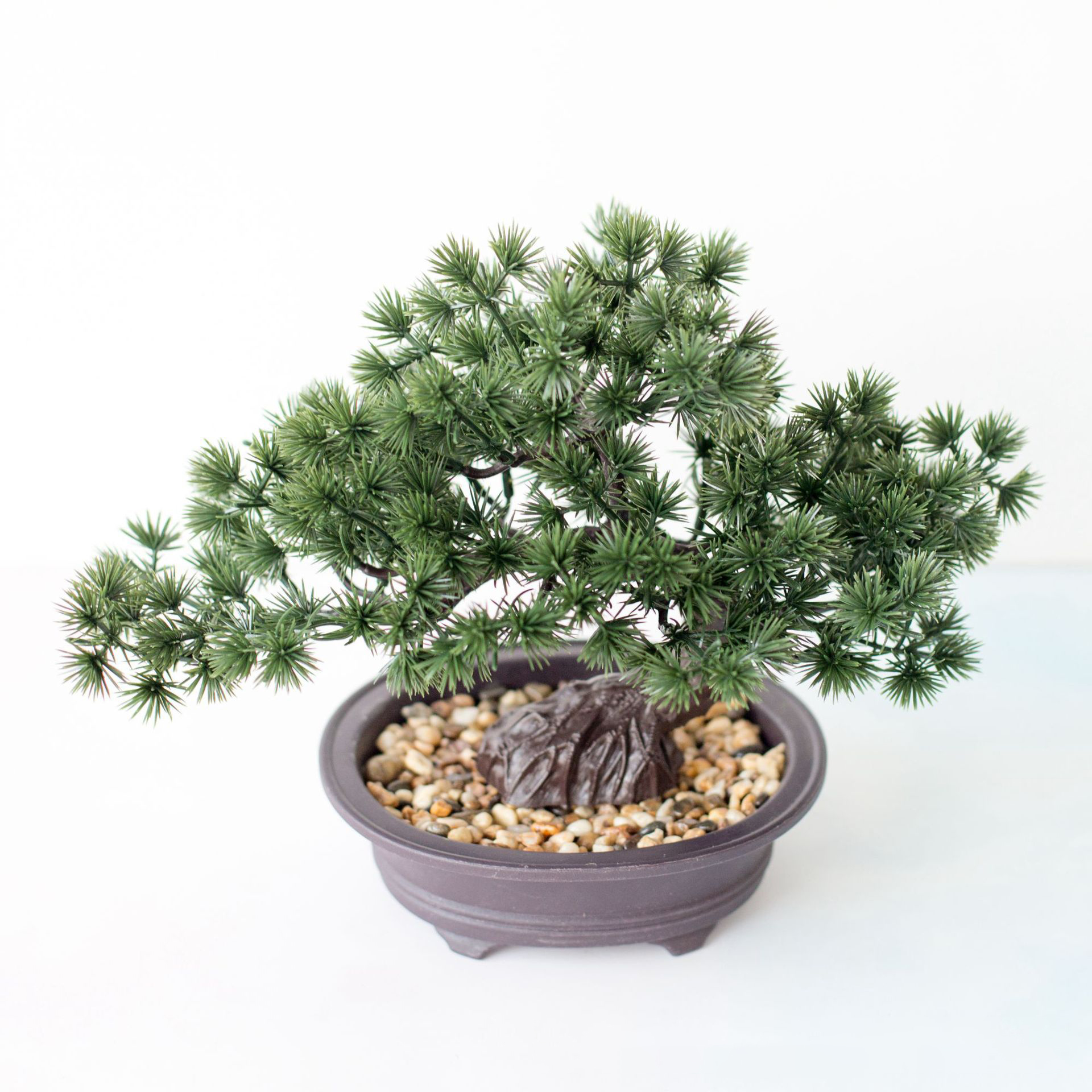 high quality Artificial Plants green Bonsai Tree Simulation Pine Needles Cypress Plants garden/desk/home living room decorations