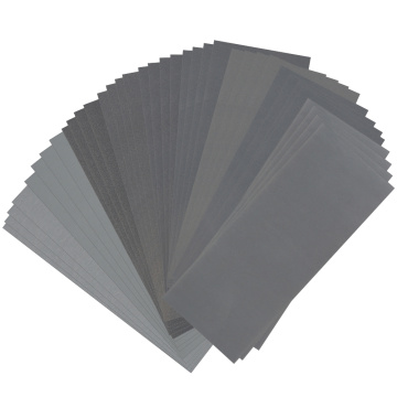 36pcs Sandpaper Waterproof Abrasive Paper Sand Paper 400-3000 Silicone Carbide Grinding Polish Tool Metal Wood Abrasive Tools