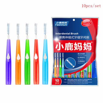 10pcs/set Plastic Floss Sticks Tooth Flossing Head Hygiene Dental 5.5cm Toothpick Interdental Brush Cleaning Oral Health