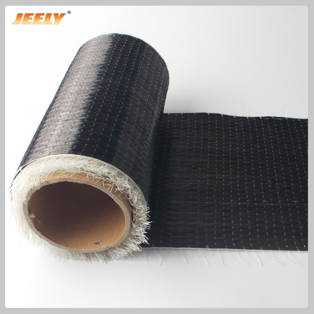 Carbon Fiber 12K Unidirectional Fabric 300g/m2,200g/m2 Carbon Yarn Woven Interlayer Reinforcement Cloth 0.2m width