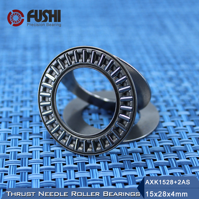 AXK1528 + 2AS Thrust Needle Roller Bearing With Two AS1528 Washers 15*28*4mm ( 10 Pcs) AXK1102 889102 NTB1528 Bearings