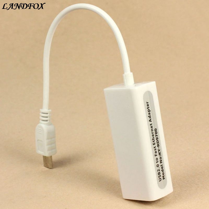 New Micro Mini 5pin USB To RJ45 10/100M Ethernet Network Adapter For SamsungTable PC Hot Sale Drop shipping