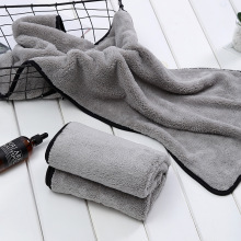 40x100cm Gray Super Absorbent Car Wash Cloth Microfiber Towel Cleaning Drying Cloths Rag Detailing Car Towel Care Polishing Plus