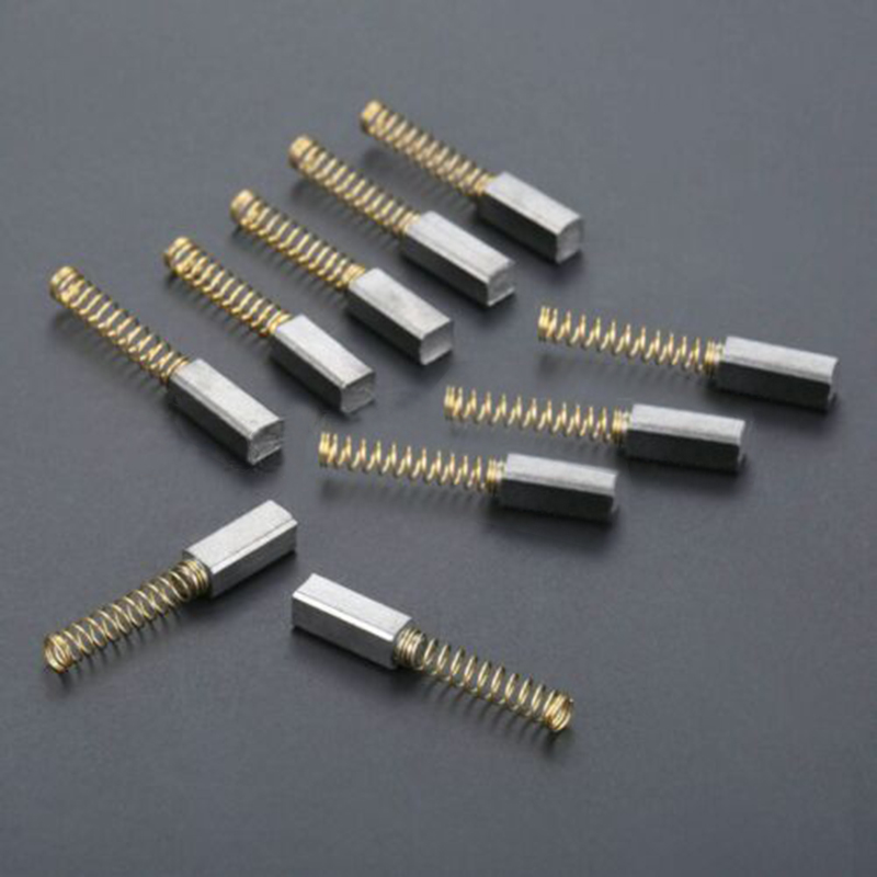 50pcs Carbon Motor Brushes 3.5mm Sewing Machines Household For 100W-180w