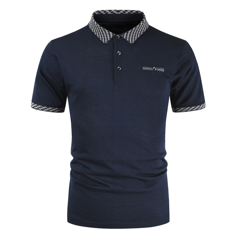 Men POLO Shirts New Summer 2020 Men's Brand Male short-sleeved Plaid Collar polo shirt business men camisa polo masculina polos