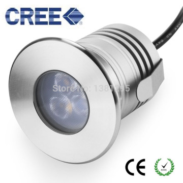 Stainless Steel 12V IP68 Waterproof LED Underwater Swimming Pool Light Lamp 3W Spa sauna Lake Yard Pond fountain Lighting Bulb