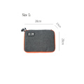 TUUTH Double Layer Cable Storage Bag Earphone Charger Wires Storage Bag Gadget Organizer Digital Pouch