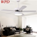 WPD Ceiling Fan With LED Light Kit Remote Control 3 Colors Modern Home Decorative for Rooms Dining Room Bedroom Restaurant