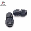 BMVG-2S Equivalent M12x1.5 IP68 Black breather Ventilation Cable Gland with Vent for Induction low bay light