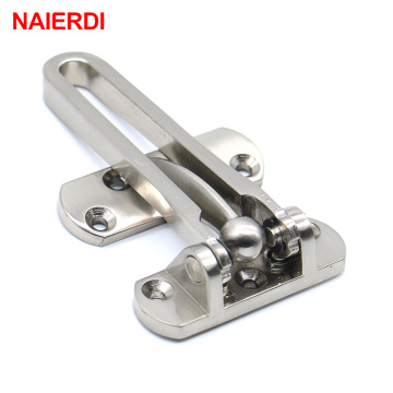 NAIERDI Zinc Alloy Hasp Latch Lock Door Chain Anti-theft Clasp Window Cabinet Locks Tools For Home Hotel Security Hardware