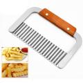 Vegetable Cutter Stainless Steel Potato Wavy Edged Cutter Knife Gadget Vegetable Fruit Potato Cutter Peeler Cooking Tools