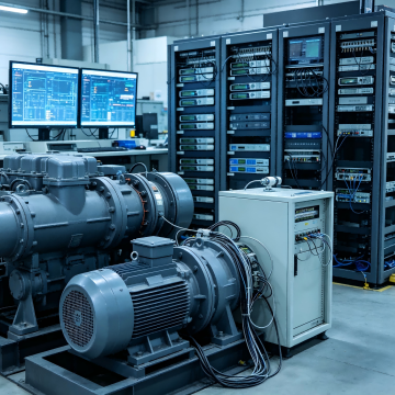 Wired Condition Monitoring for Large Equipment Units