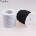 White Black Elastic Thread Polyester Sewing Threads Elastic Cord Beading Stretch Thread Industry Fabric Supplier Accessory