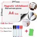 A4 Size Magnets Fridge Stickers School Student Kids Dry Erase White Boards Magnetic WhiteBoard Kitchen Office Message Boards