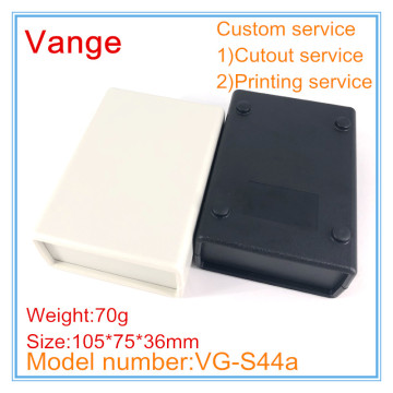 1pcs/lot injected mold table box IP54 ABS plastic enclosure case for electronic device with cut-out service 105*75*36mm