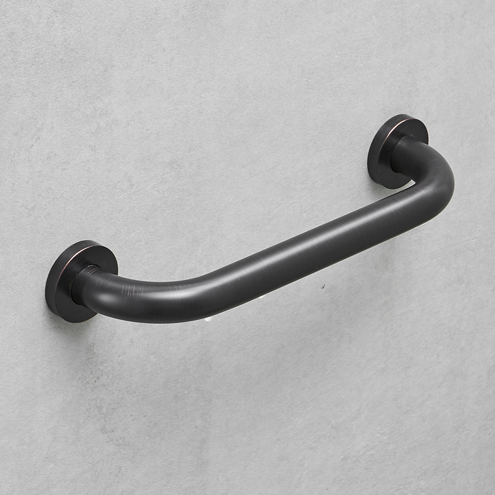 Grab Rail Gold Brass Wall Mounted Bathroom Armrest Handle Bathtub Grab Bar Toilet Elderly Handrail Home Safety WF-811530