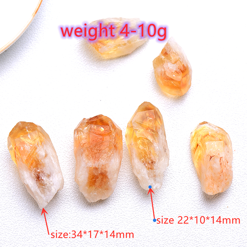 20/50g Natural Brazil Citrine Ore crystal Repair Rock Mineral Specimen Collection Home decoration and DIY gifts fish tank stone