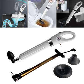 Toilet High Air Pressure Plunger Pump Kit Detachable Pneumatic Dredger