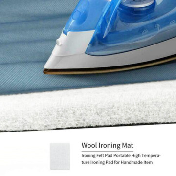 Wool Pressing Mat Efficient Ironing Pad High Temperature Ironing Board Silken Banner Portable Travel home Supplies