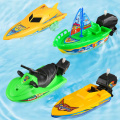 New 1Pc Speed Boat Ship Wind Up Toy Float In Water Kid Toys Classic Clockwork Toys Winter Shower Bath Toy for Children Boys Toys