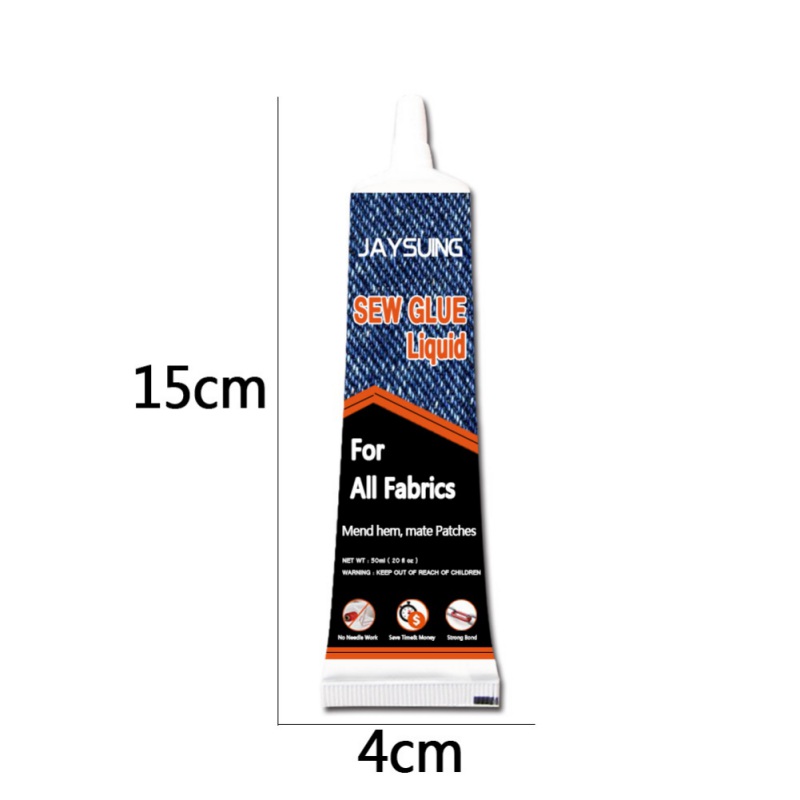 50ml Fabric Glue Multifunctional Repair Glue Fast Curing No Irritation High Viscosity Strength For Clothes,Fabrics And Textile