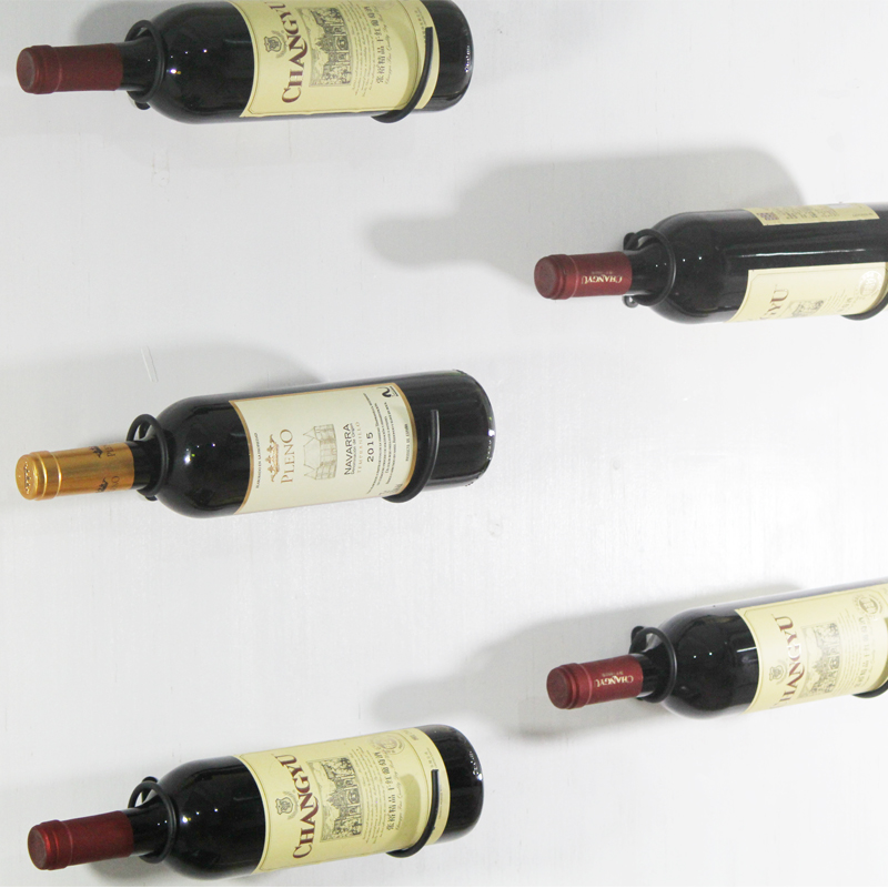 1-100PCS,Cheap Wall Mount Black Metal Wine Bottle Shelf Bracket, Wine Bottle Display Shelf Support ,Wine Rack Bracket Supplier
