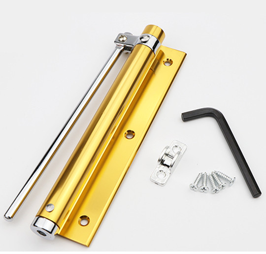 Door Closer Single Spring Strength Adjustable Surface Mounted Mini Automatic Closing Fire Rated Door Hardware 180*165*53mm