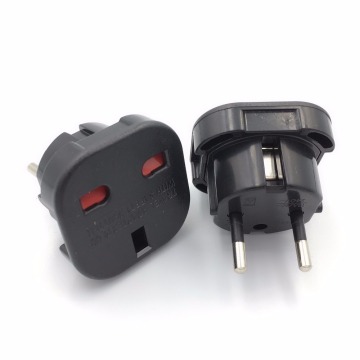 1pc Universal UK to EU Plug Converter 250V AC Power Adapter Charger Euro Travel Adapter EU Plug Adapter British Scoket Outlet