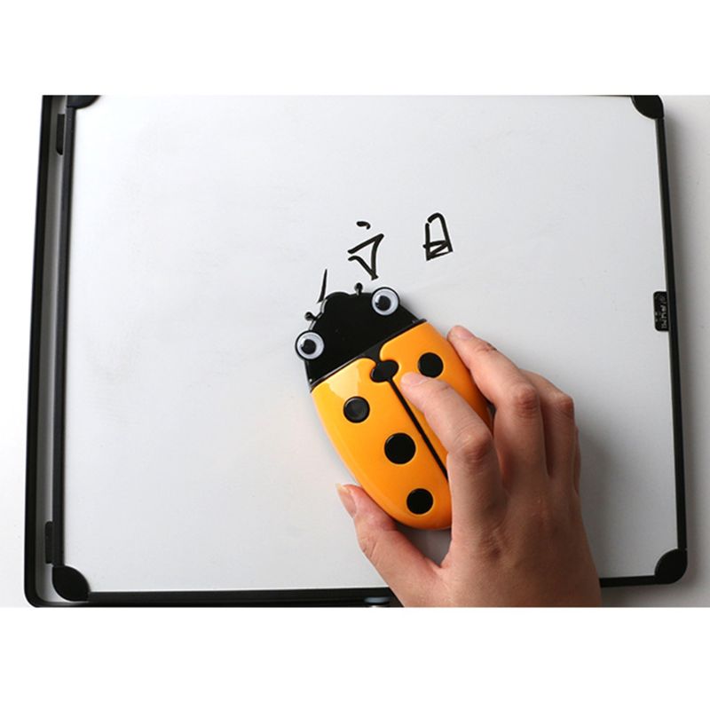 Cute Ladybug Fridge Magnetic Storage Box Eraser Whiteboard Pen Organizer Save Space Kitchen Container