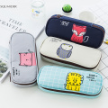 Cute Cartoon Animals Pencil Case Students Morning Call Pencil Bag School Supplies Stationery Zipper Pen Box For Boys and Girls