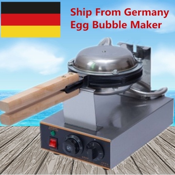 Ship From Germany 220V Egg Donut Bubble Waffle Machine Egg Waffle Machine Hong Kong Eggettes Bubble Waffle Maker