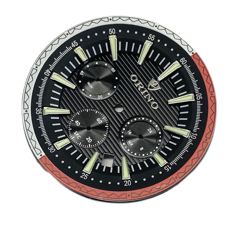 Watch dial with chapter ring