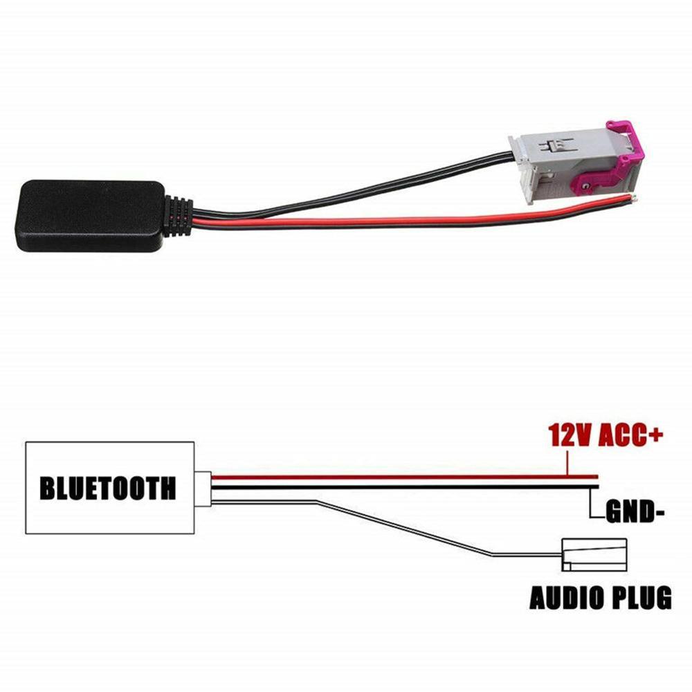 Bluetooth Module Wireless Audio Input For Audi RNS-E Adapter TT A4 A8 32Pin Navigation Radio Stereo R8 A3 AUX N1A9