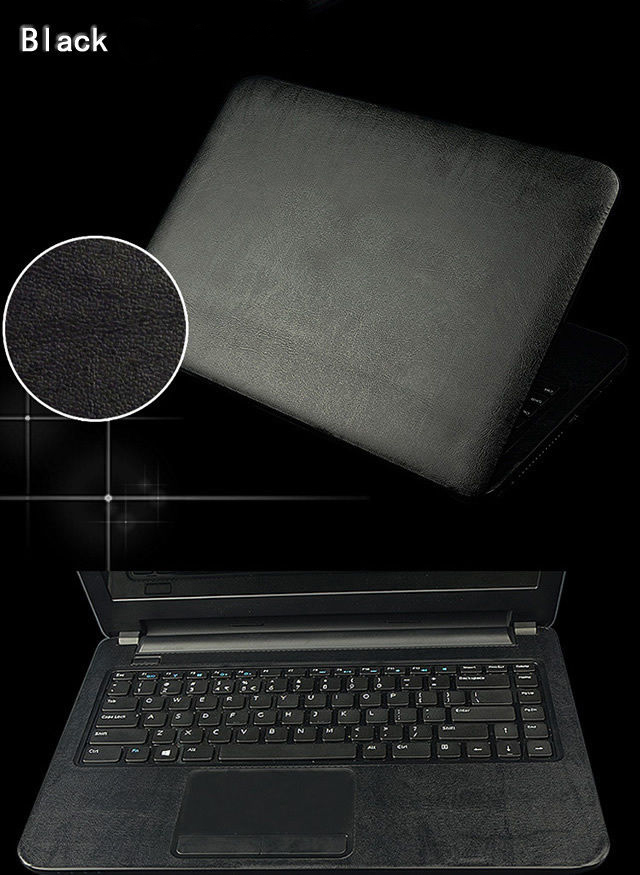 KH Laptop Carbon fiber Crocodile Snake Leather Sticker Skin Cover Guard Protector for Asus X75V 17.3"