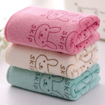 Cute Microfiber Absorbent Drying Bath Beach Towel Washcloth Swimwear Baby Towel