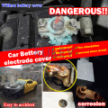 For Volkswagen VW Tiguan Touran MK2 Teramont Atlas 2016-2018 Battery Anode Negative Electrode Protector Terminal Cover Knob Ring