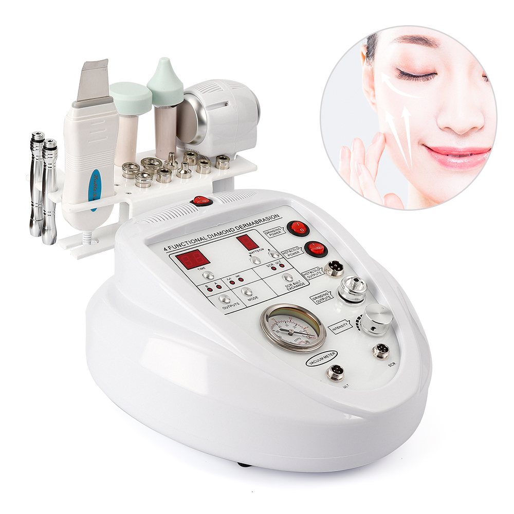 Diamond Microdermabrasion Peeling Therapy Machine Dermabrasion Ultrasounic Beauty Device Anti Acne Skin Lifting Hot Cold Hammer