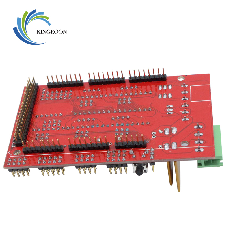 KINGROON RAMPS 1.4 Control Board Panel Part Motherboard 3D Printers Parts Shield Red Black Controls Ramps 1.4 Board Accessories