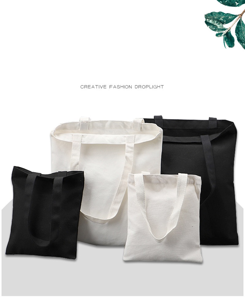 Fashion Cotton Bag Large Capacity Tote Bag Unisex Blank DIY Original Design Eco Bag New Cotton Bags Women Shopping Bags