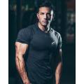 Men Tshirt Bodybuilding Tight Compression Quick-drying Muscle Shirt Fitness Workout Basketball Running Clothing Men T-shirt