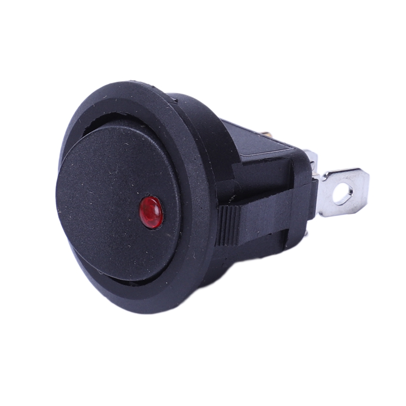 20 Pcs 12V 20A Amps On/Off/ 3 Position Terminal Round Rocker LED Toggle Switch Blue & Red