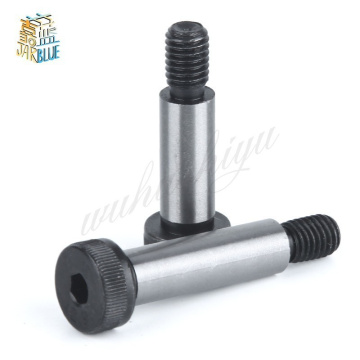 1pc M5 M6 M8 M10 Dia=6 8 10 12mm Grade 12.9 Steel Hex Hexagon Socket Cap Head Shoulder Roller Bearing Screw Bolt High Tensile