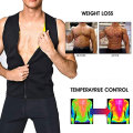 Men Corset Neoprene TShirt Bodysuit Sauna Suit Body Shaper Corset Sweat Vest for Weight Loss Belly Fat Burning Waist Trainer Top