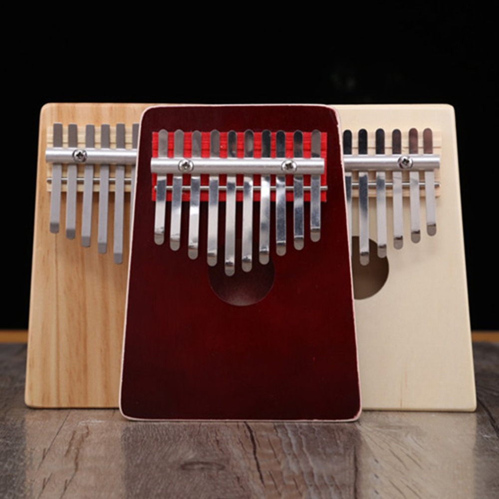 10/17 keys Kalimba African solid Mahogany Acacia Thumb Finger Piano 17 keys Solid Wood Kalimba Musical Instrument Hot Sale