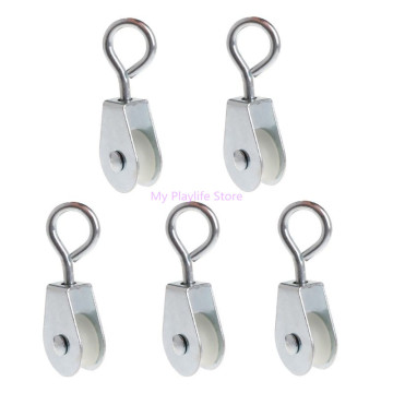 5 Pcs/Set Metal Aquaculture Pulley Automatic Water Line Wheel Accessories Poultry Bird Hanger Hook Equipment Supplies C42