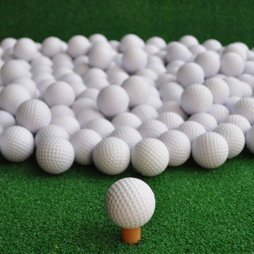 New Brand Free Shipping 20 pcs/bag White Indoor Outdoor Training Practice Golf Sports Elastic PU Foam Balls