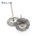 6pcs Stainless steel wire brush metal wire brush roller rust removal wood working bits abrasive/polishing bits accessory