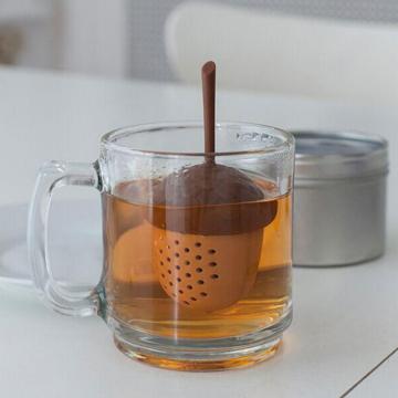 Silicone Herbal Filter Acorn Shape Tea Tools Kitchen Accessories Tea Bag Strainer Tea Infuser Gadgets