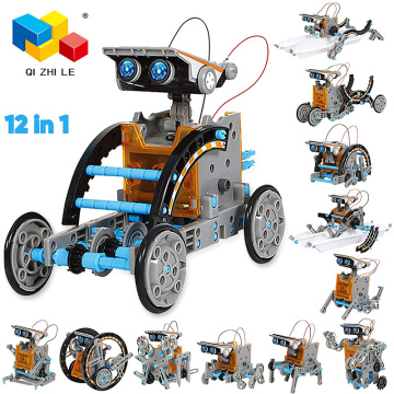 Solar Robot Kits Technology Science Toys for Boys and Girls Intellectual 12 In 1 Development Diye Ducational Kits for Kids